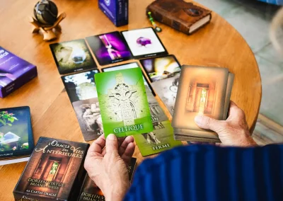 Formée en géobiologie et initiée au Reiki Shamballa à St Andéol de Vals, Yvonne vous propose des soins Reiki Shamballa Multi-dimensionnels et Spirituels dans un lieu à haute vibration en plein cœur de la Nature Ardéchoise.